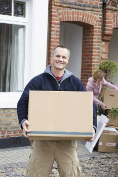 Professional movers handling a flat removal in Chelsea