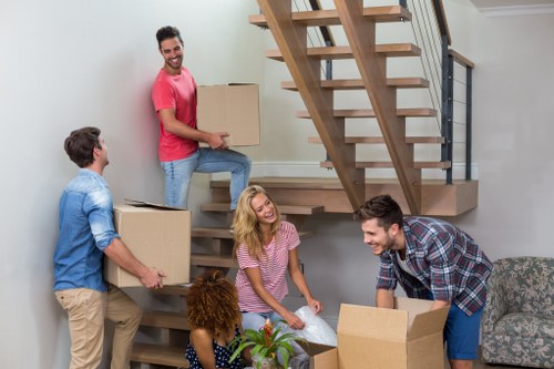 Commercial moving team planning a business relocation in Chelsea