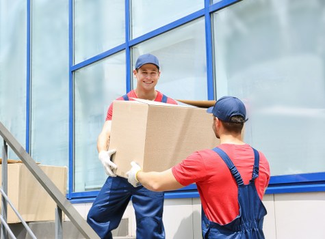 Chelsea office relocation service handling desks and equipment