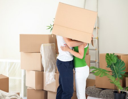 Local Chelsea moving team planning access and parking for a commercial move
