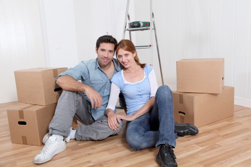 Furniture dismantling and transport during office move in Chelsea