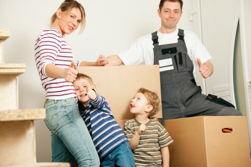Organised moving day for house removals in Chelsea