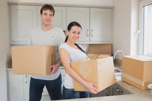 Careful handling of office furniture and equipment during a Chelsea move